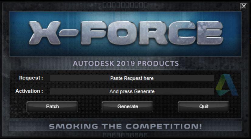 universal xforce keygen autodesk 2019